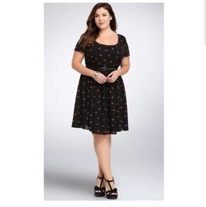 Torrid Fox Print Skater Dress
